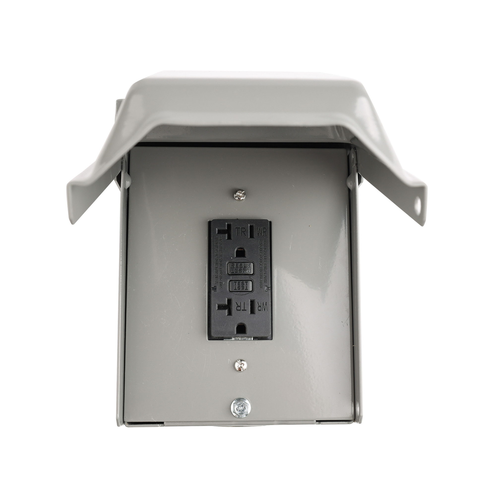Adsafe GFCI Yard Panel Box — 20 Amps, Weather-Resistant, Model# AD20GFPB